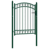 Porta Vidaxl con vede in acciaio superiore superiore 100x125 cm