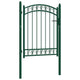 Porta Vidaxl con vede in acciaio superiore superiore 100x125 cm