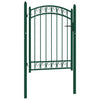 Porta Vidaxl con vede in acciaio superiore superiore 100x125 cm