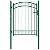 Porta Vidaxl con vede in acciaio superiore superiore 100x125 cm
