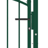 Porta Vidaxl con parte superiore curva 100x150 cm in acciaio verde