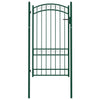 Porta Vidaxl con parte superiore piegata 100x175 cm in acciaio verde
