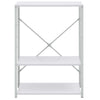 Armadio a microonde Vidaxl 60x39.6x79,5 cm Bianco in legno elaborato