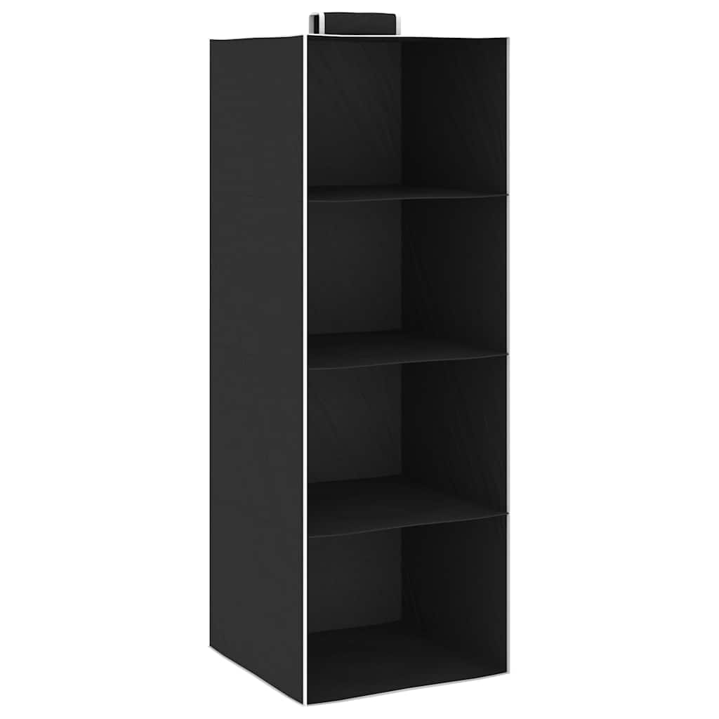Vidaxl kledingorganisers hangend 2 st met 4 schappen stof