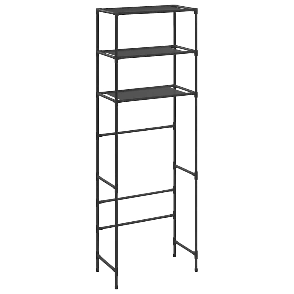 Vidaxl Storage Rack para 3 capas de arriba 53x28x169 cm negro