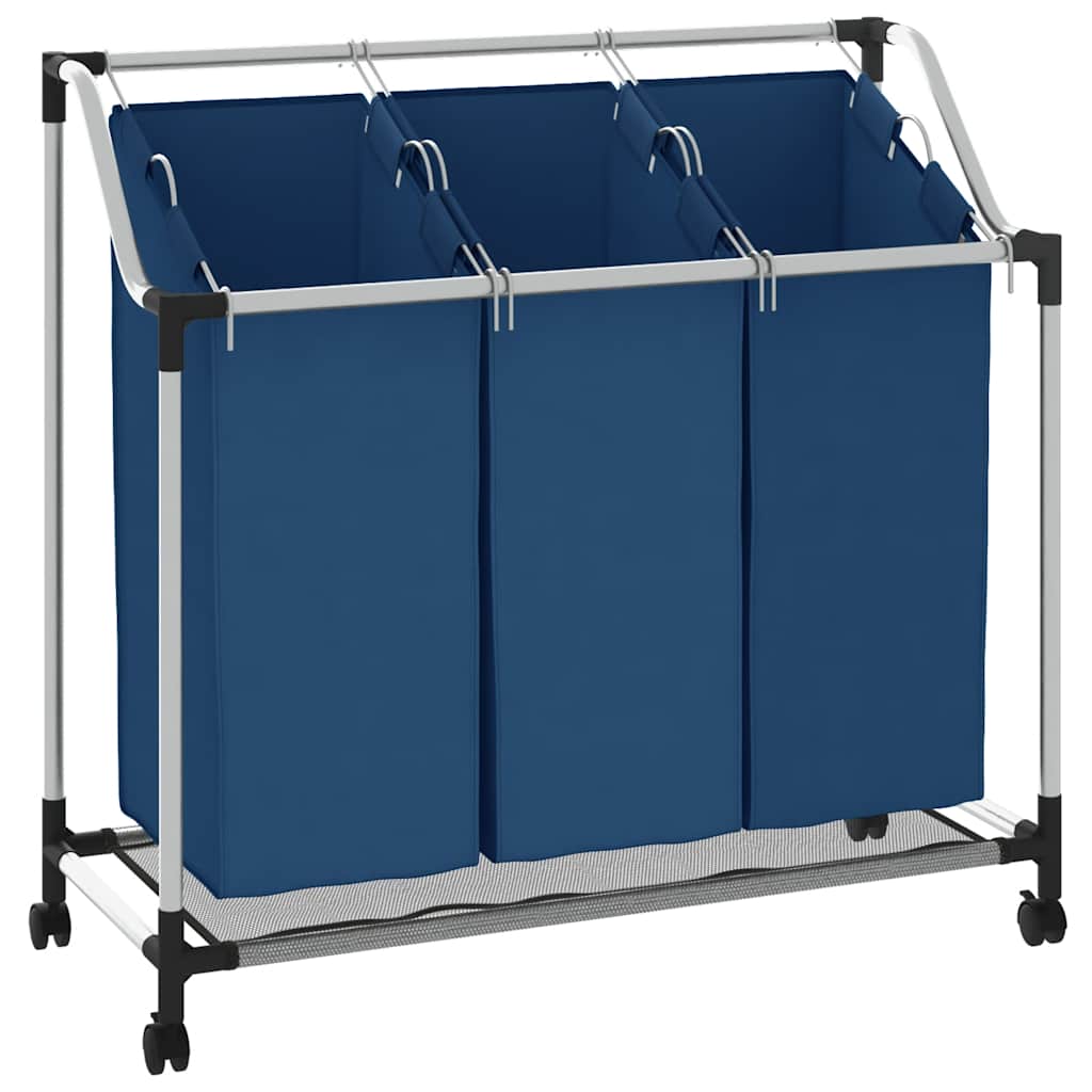 Vidaxl Wass Sourter con 3 baschi Stael Blue