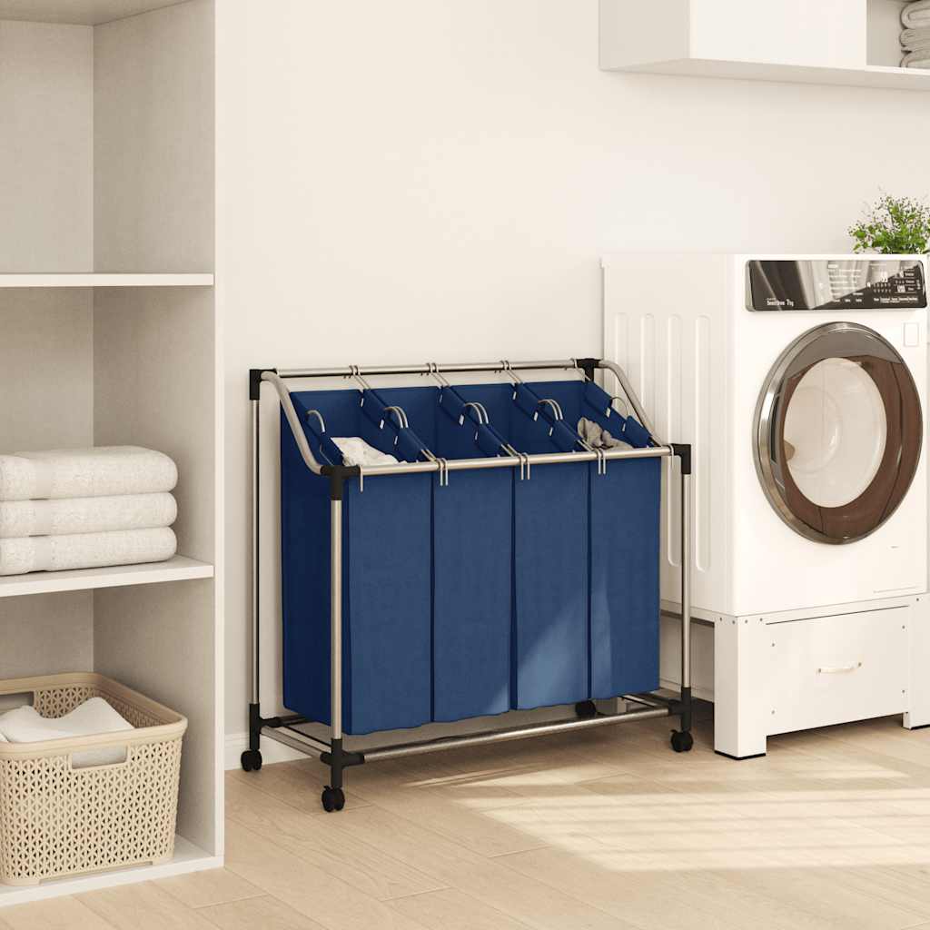 Vidaxl Lavando Sourter con 4 crogioli blu stelle
