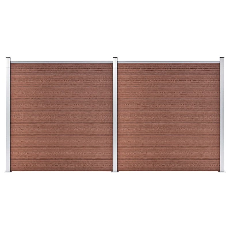 Vidaxl cerca 353x186 cm HKC Brown