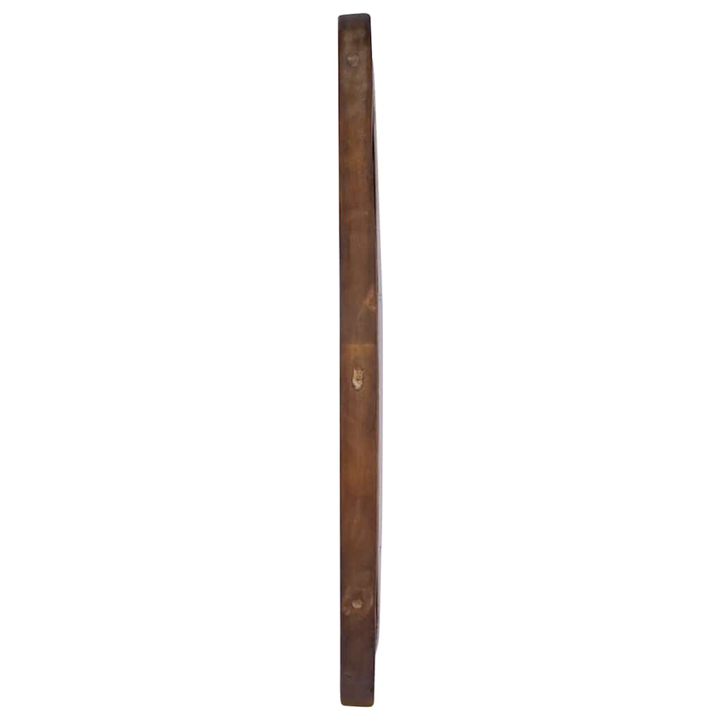 Espejo de pared Vidaxl alrededor de 60 cm de madera de teca