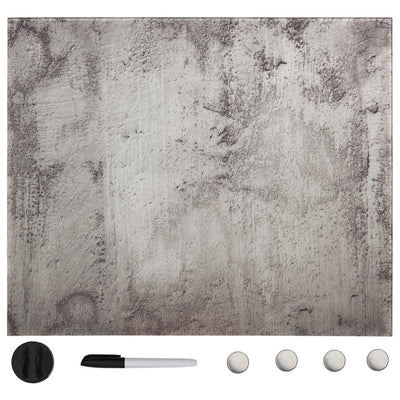 Vidaxl Magnetic Board Wall Montaggio 60x60 cm vetro