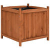 Plantadores Vidaxl elevados 2 ST 50X50X50 CM Pinewood