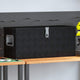 Vidaxl Box de aluminio 80x30x35 cm negro