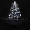 Vidaxl Nievación de árboles de Navidad con paraguasto 75 cm PVC Negro