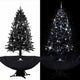 Vidaxl Tree di Natale Snowing con ombrellasis 190 cm PVC nero