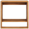 Vidaxl handdoekenrek wandmontage 35x20x35 cm massief teakhout