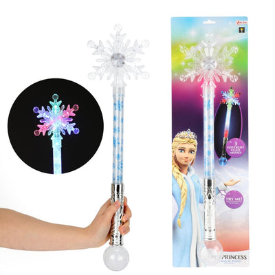 TOI-TOYS Ice Magic Wand Snowflake con luz