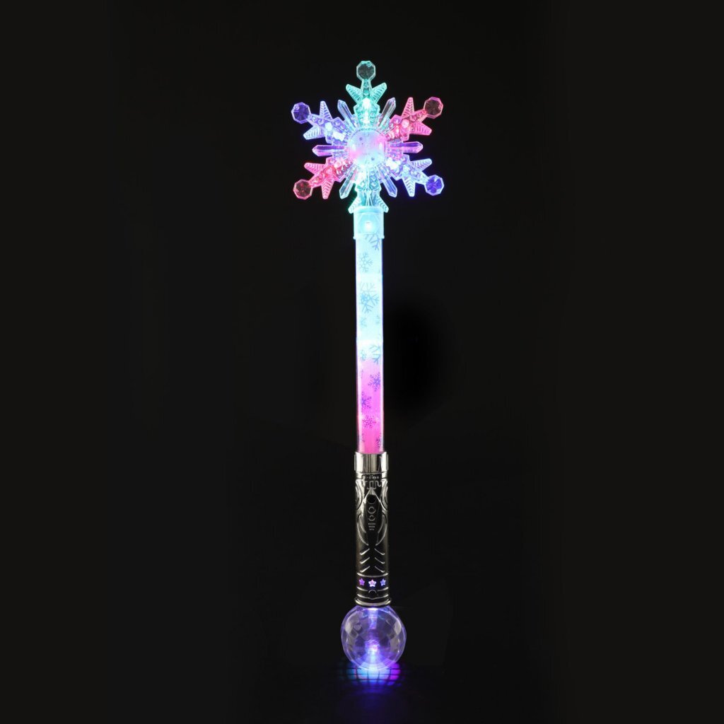 TOI-TOYS Ice Magic Wand Snowflake con luz