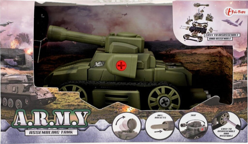 Ejército del ejército construye un tanque militar