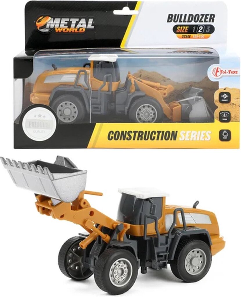 Metal Building Vehicle -Caricatore bianco 1:55