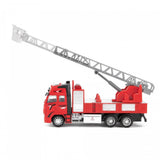 Metal Pull-back fire truck 1:38 - afbeelding 2