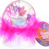 Dream Horse Snow Bol Unicorno con piume e luce