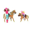 Caballos Caballos Juego de equitación Juego de 2 muñecas + caballos