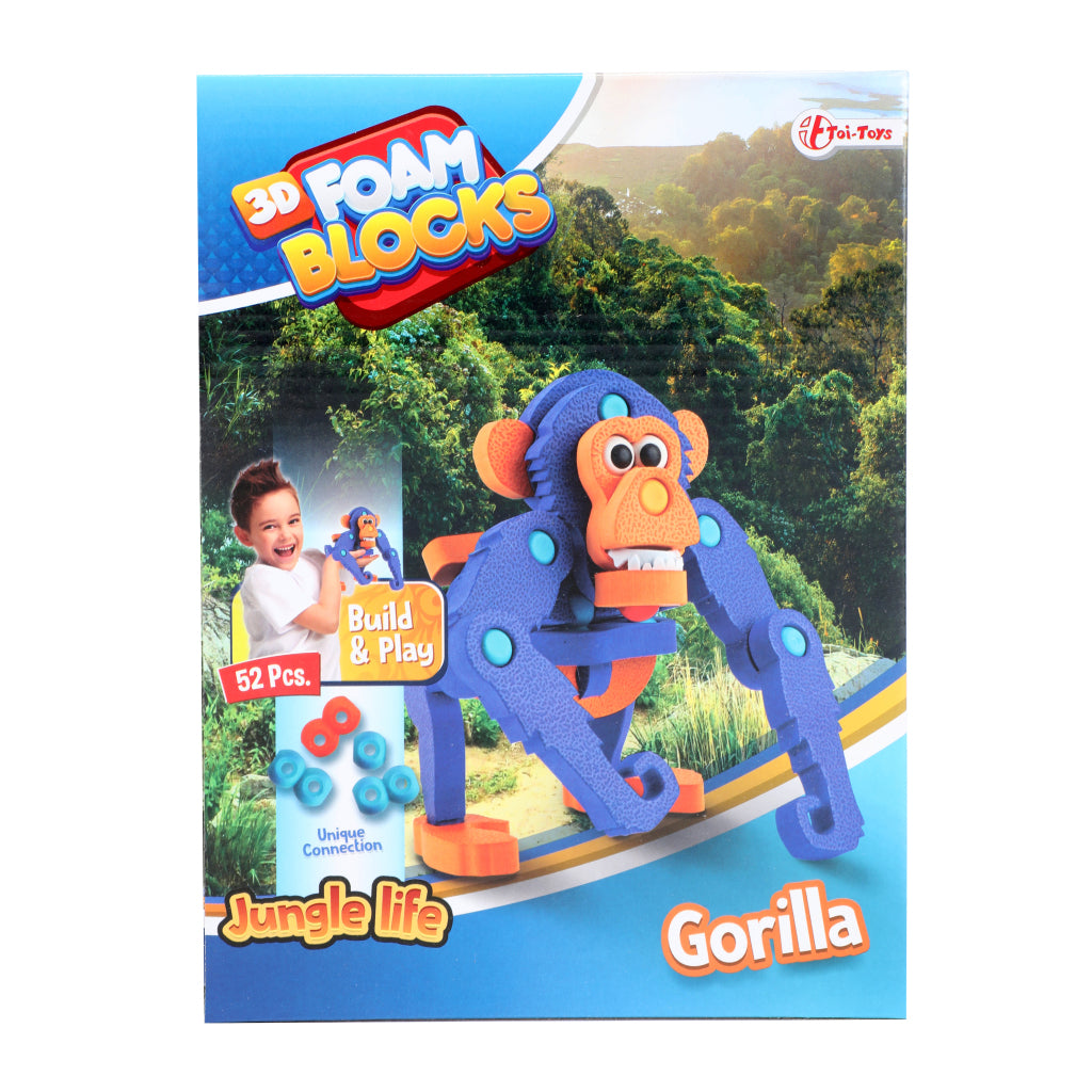 Toi-toys Toi-toys Craft Puzzle aap junior da 25,8 cm blu 59 pezzi
