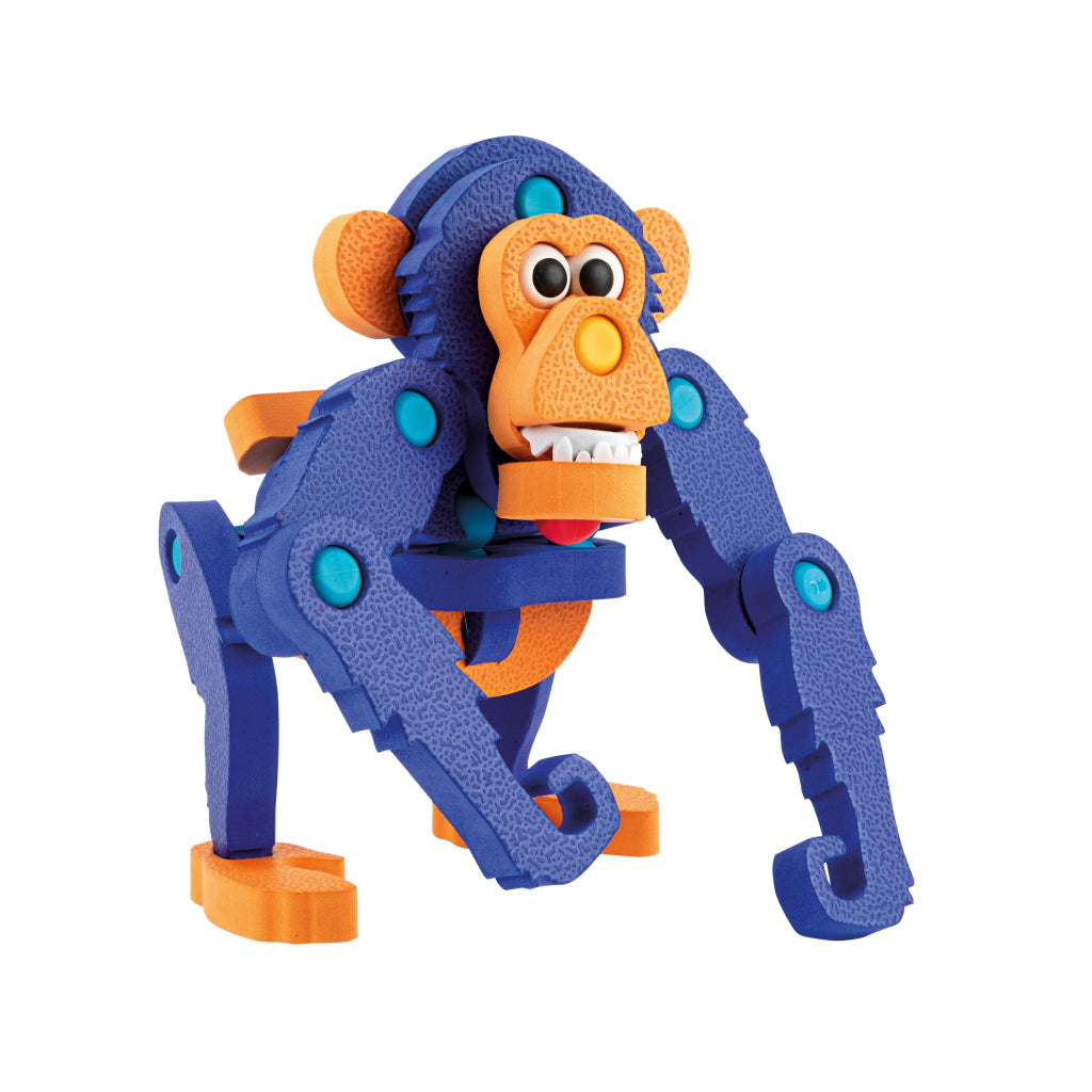 Toi-toys Toi-toys Craft Puzzle aap junior da 25,8 cm blu 59 pezzi