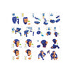 Toi-toys Toi-toys Craft Puzzle aap junior da 25,8 cm blu 59 pezzi