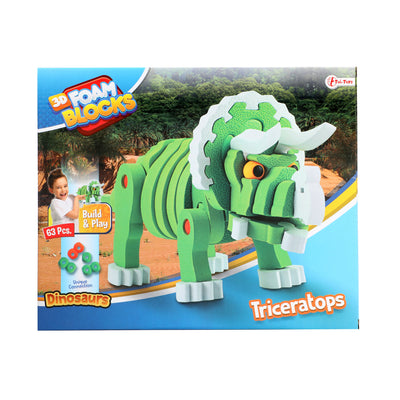 Toi-toys toi-toys artigiano puzzle tricera junior 25,8 cm verde 59 pezzi