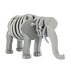 Toi-toys toi-toys 3d puzzle elefant junior 31,5 cm in schiuma grigio 75 pezzi da 75 pezzi