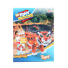 TOI-TOYS TOI-TOYS 3D Puzzle Tiger Junior 31.5 cm de espuma naranja de 121 piezas