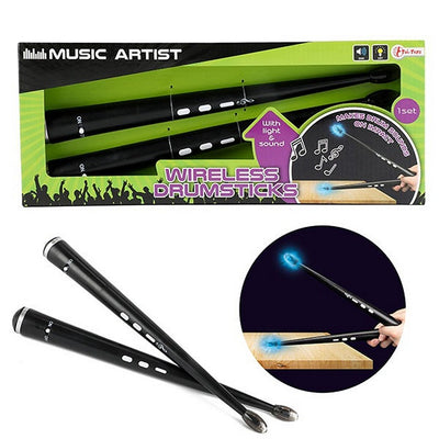 Artista musical Artista de música Wireless Drum Stocks + Sound + Light