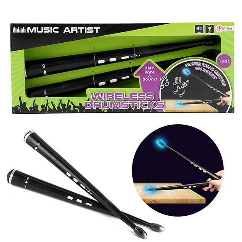 Artista musicale artista music wireless tamburo stocks + suono + luce