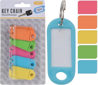 Etichette chiave 10 pezzi su cartoncino