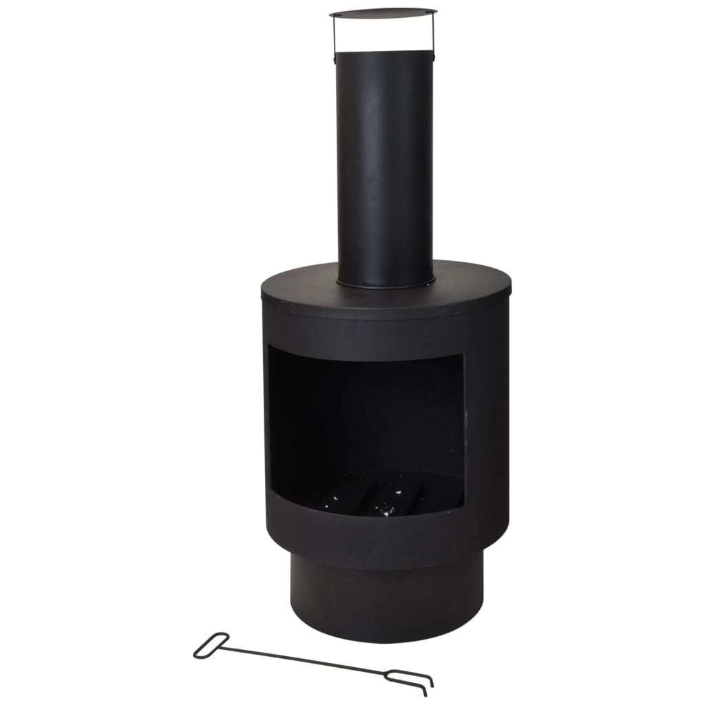 Progarden chimenea de progarden con chimenea 112 cm de metal