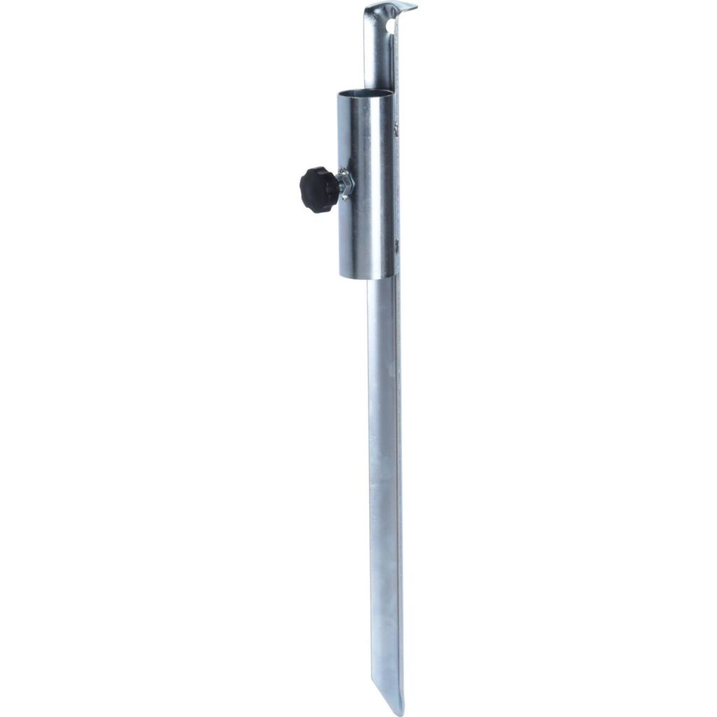 ABI Parasol holder 49cm, 498gr, metal with zinc