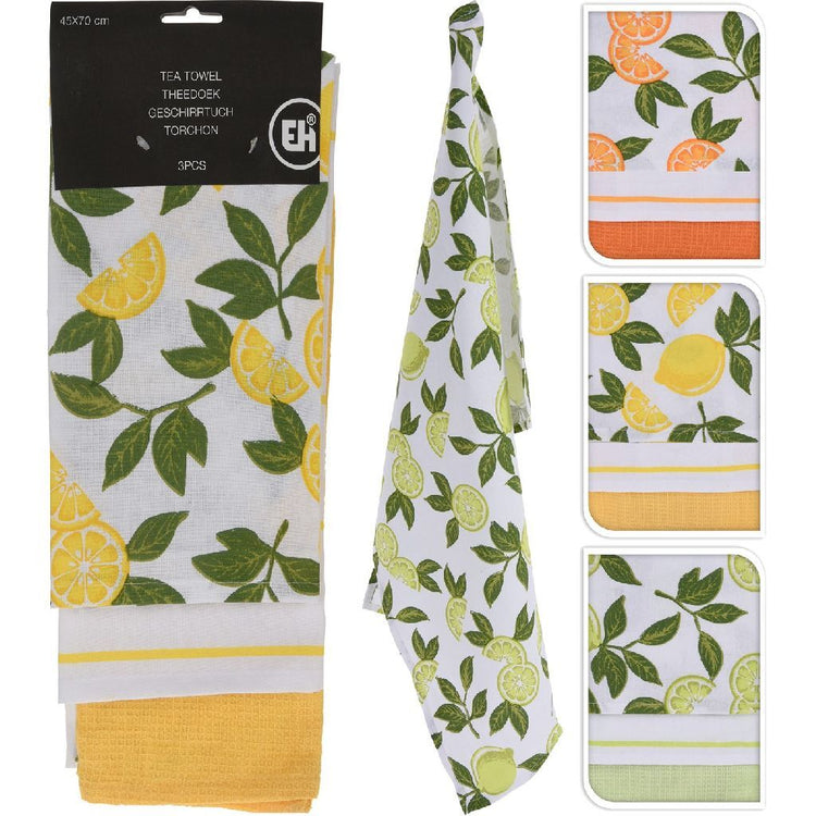 Excelente Housware Housware Housware de algodón Toallas con estampado de 45x70 cm 3 piezas