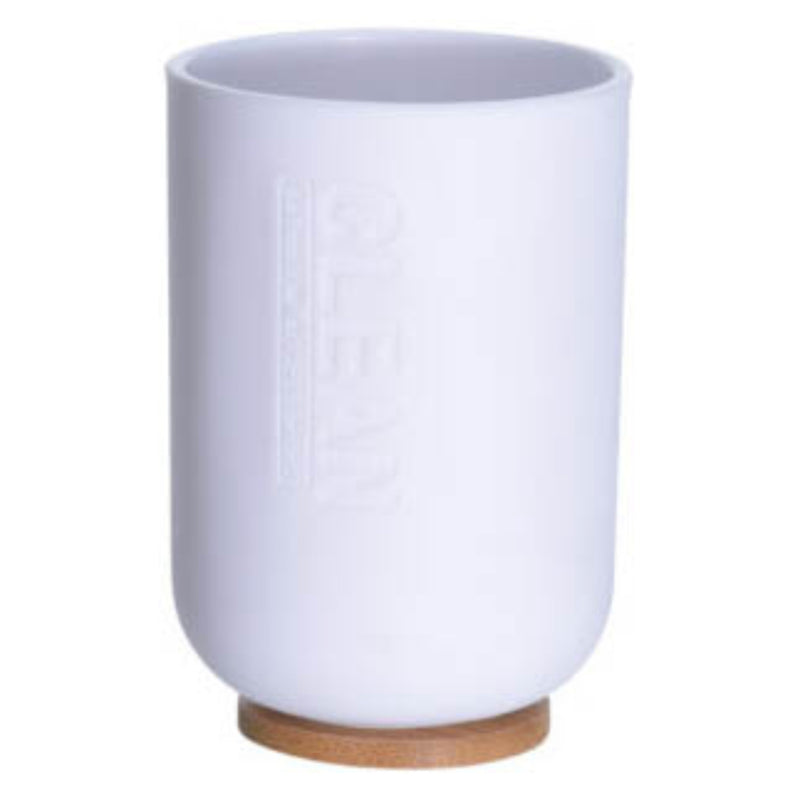 Copa de bebida miscelánea bambú blanca