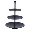 Excelente Housware Housware Etagère 3-Laags 36.5 cm Matte Negro