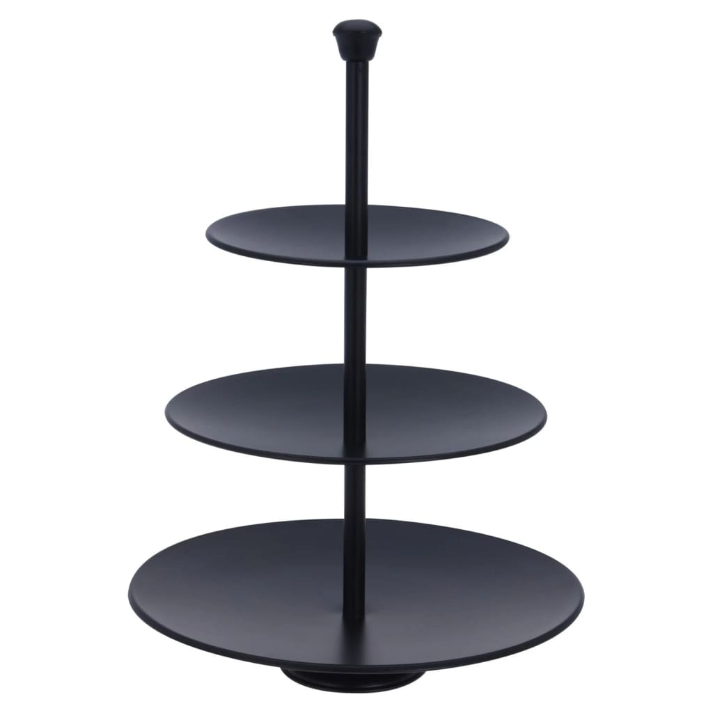 Excelente Housware Housware Etagère 3-Laags 36.5 cm Matte Negro