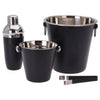 Excelente Housware Housware de 4 piezas Cóctel Juego de acero sin manchas Matte Negro