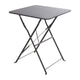 Eccellente tavolo pieghevole per casalinghi 60x60x71 cm antracite