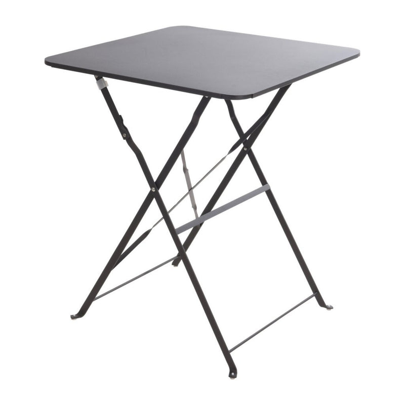 Excellent houseware folding table 60x60x71 cm anthracite