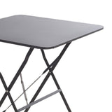 Excellent houseware folding table 60x60x71 cm anthracite - afbeelding 2