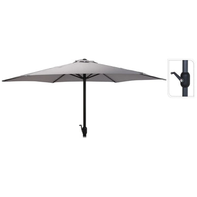 Progarden parasol monica 270 cm lichtgrijs