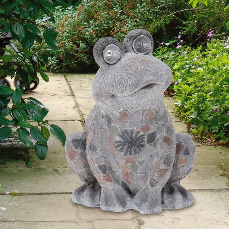 PROGARDEN PROGARDEN GARDAR DECOG FROG con illuminazione solare MgO