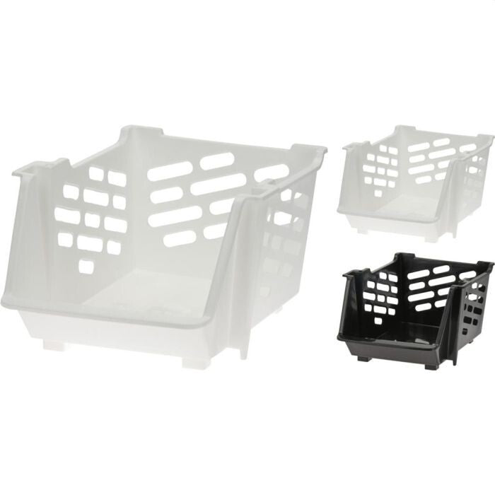 Cesta de almacenamiento de plástico diversa 36x26x18cm