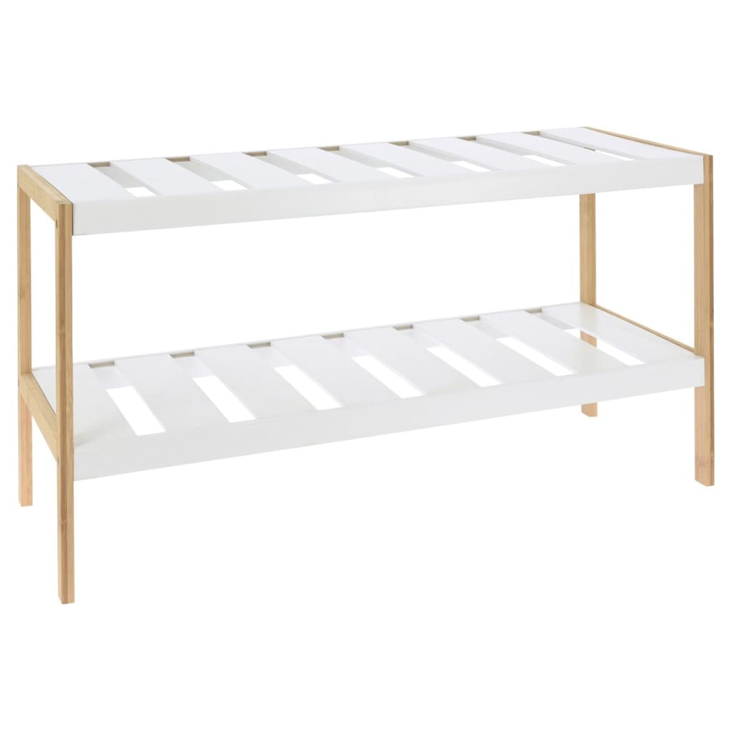 Soluciones de almacenamiento Soluciones de almacenamiento Rack de zapatos con 2 capas 70x26x36 cm