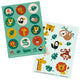 Bora stickervellen 2 x a6. jungle. (5 s